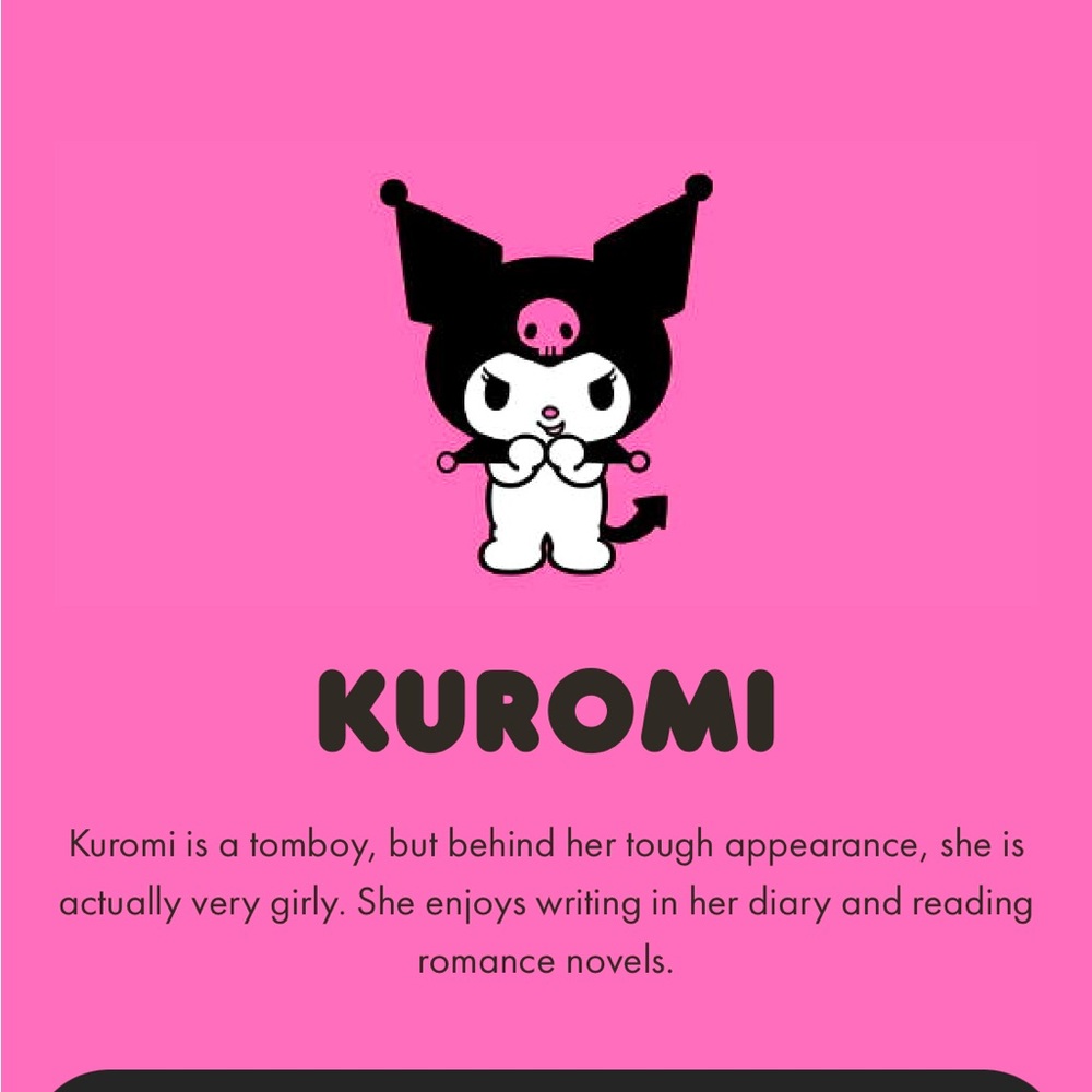 Kuromi & sanrio mystery box